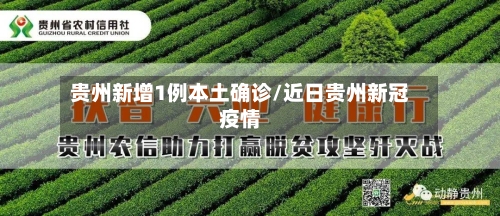 贵州新增1例本土确诊/近日贵州新冠疫情-第2张图片