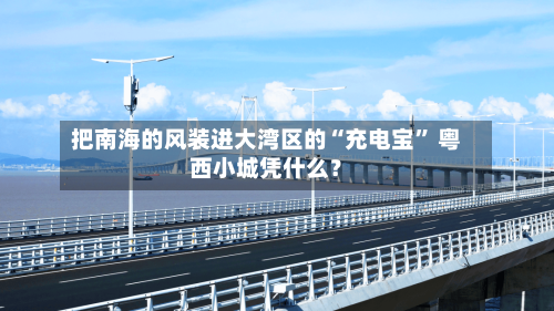 把南海的风装进大湾区的“充电宝” 粤西小城凭什么？-第2张图片