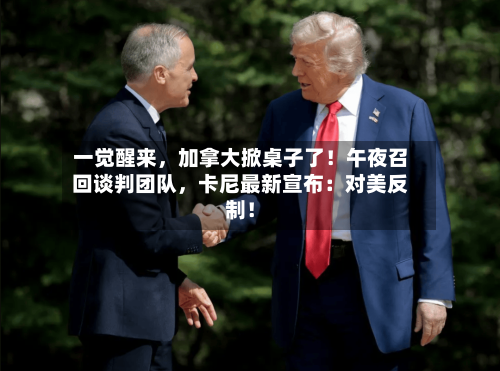 一觉醒来，加拿大掀桌子了！午夜召回谈判团队，卡尼最新宣布：对美反制！-第2张图片
