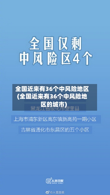 全国近来有36个中风险地区(全国近来有36个中风险地区的城市)-第2张图片
