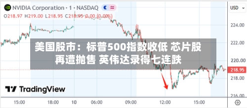 美国股市：标普500指数收低 芯片股再遭抛售 英伟达录得七连跌-第3张图片