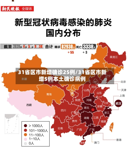 31省区市新增确诊25例/31省区市新增5例本土确诊病例-第2张图片