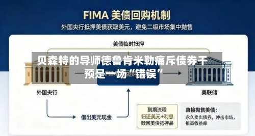 贝森特的导师德鲁肯米勒痛斥债券干预是一场“错误”