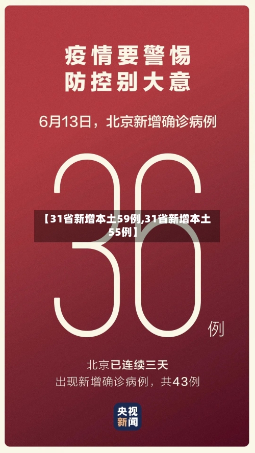 【31省新增本土59例,31省新增本土55例】