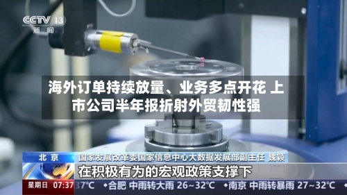 海外订单持续放量	、业务多点开花 上市公司半年报折射外贸韧性强-第2张图片