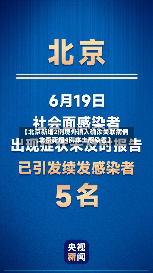 【北京新增2例境外输入确诊关联病例,北京新增4例本土感染者】-第3张图片
