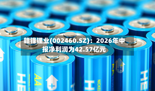 赣锋锂业(002460.SZ)：2026年中报净利润为42.57亿元-第2张图片