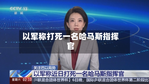 以军称打死一名哈马斯指挥官-第3张图片