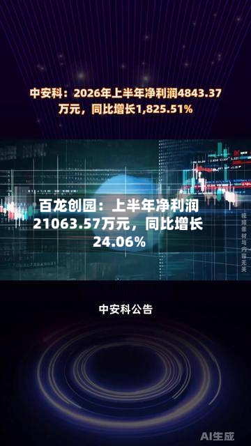 百龙创园：上半年净利润21063.57万元，同比增长24.06%-第2张图片