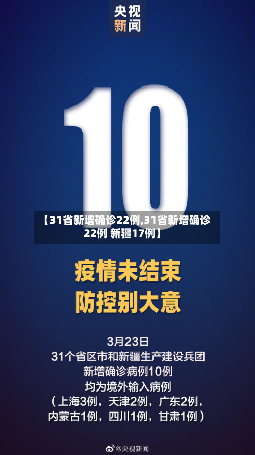 【31省新增确诊22例,31省新增确诊22例 新疆17例】-第2张图片