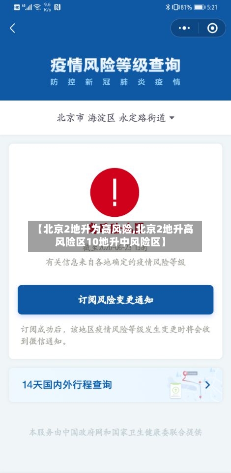 【北京2地升为高风险,北京2地升高风险区10地升中风险区】-第2张图片