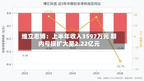 维立志博：上半年收入3597万元 期内亏损扩大至2.22亿元