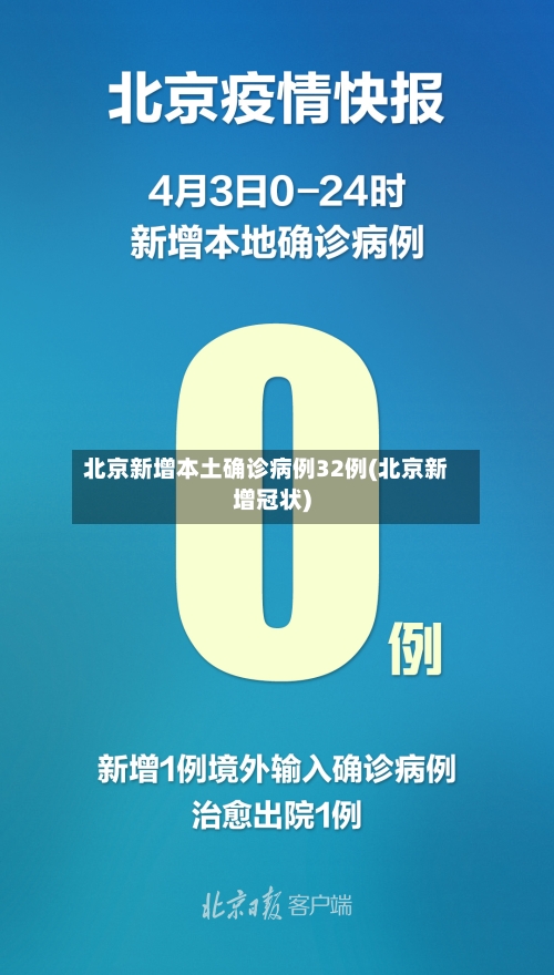 北京新增本土确诊病例32例(北京新增冠状)-第2张图片