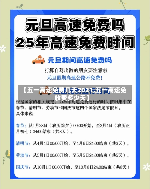 【五一高速免费几天2021,五一高速免收费多少天】-第2张图片