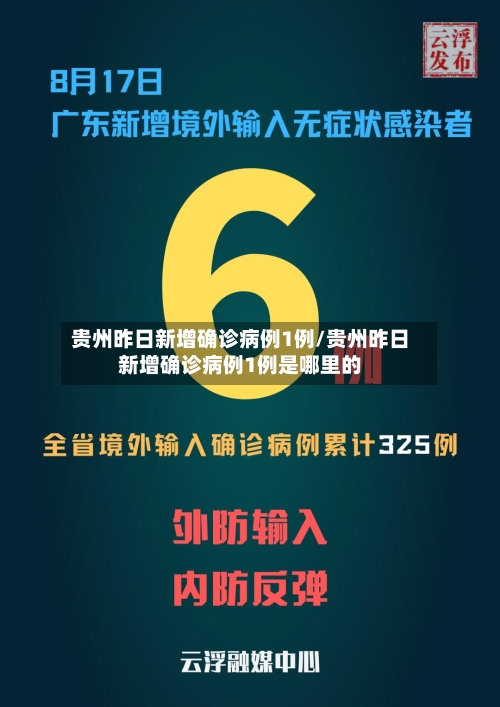 贵州昨日新增确诊病例1例/贵州昨日新增确诊病例1例是哪里的
