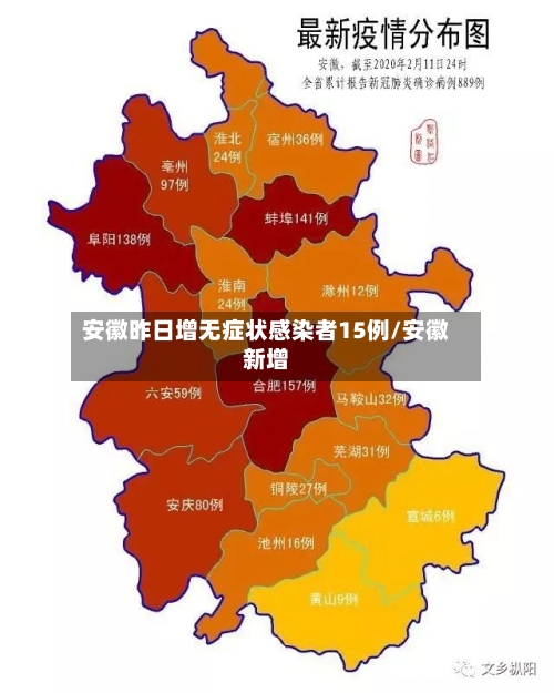 安徽昨日增无症状感染者15例/安徽新增