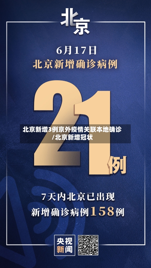 北京新增3例京外疫情关联本地确诊/北京新增冠状-第3张图片