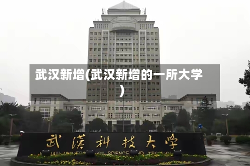 武汉新增(武汉新增的一所大学)