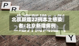 北京新增22例本土感染者/北京新增病例