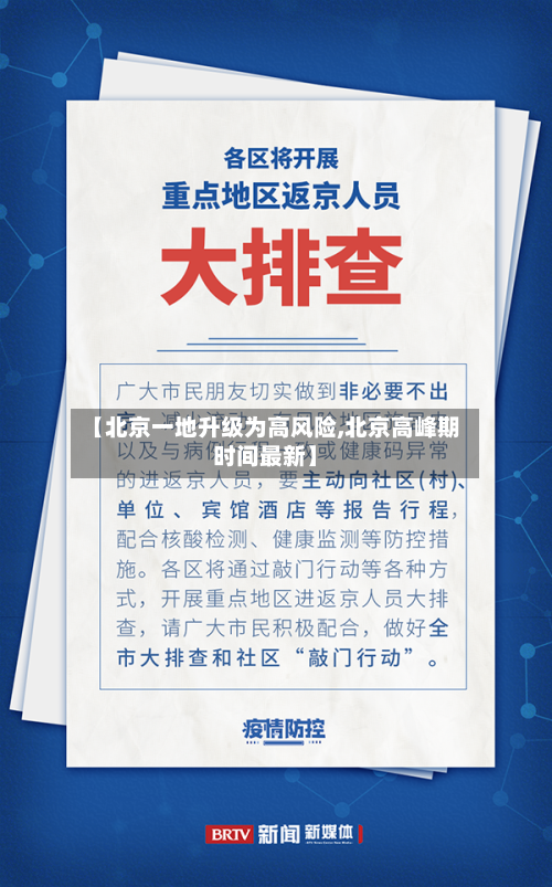 【北京一地升级为高风险,北京高峰期时间最新】-第2张图片