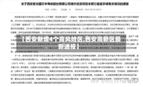 【西安新增4个高风险区,西安高新区最新通报】